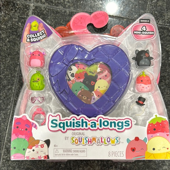 Squishmallows Other - Squish-a-longs Series 2 Mini-Squish Set